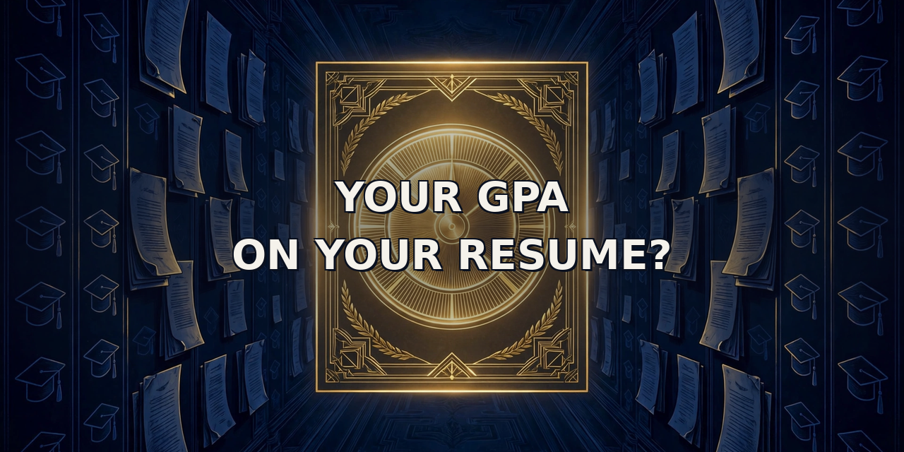 Should You Put GPA on Your Resume? The Honest Answer