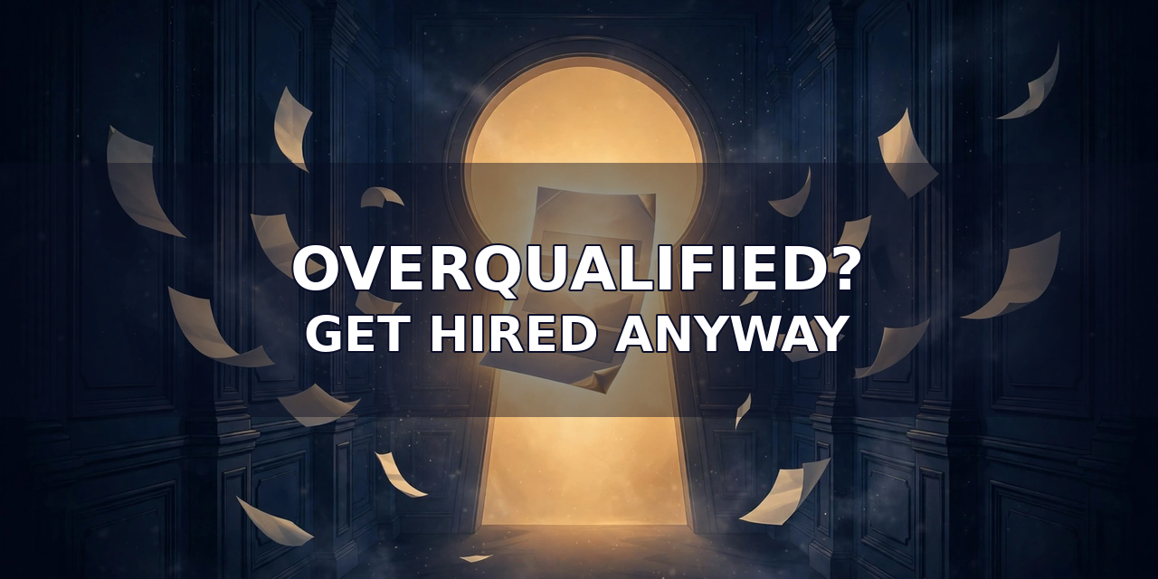 Overqualified? How to Write a Resume That Still Gets You Hired