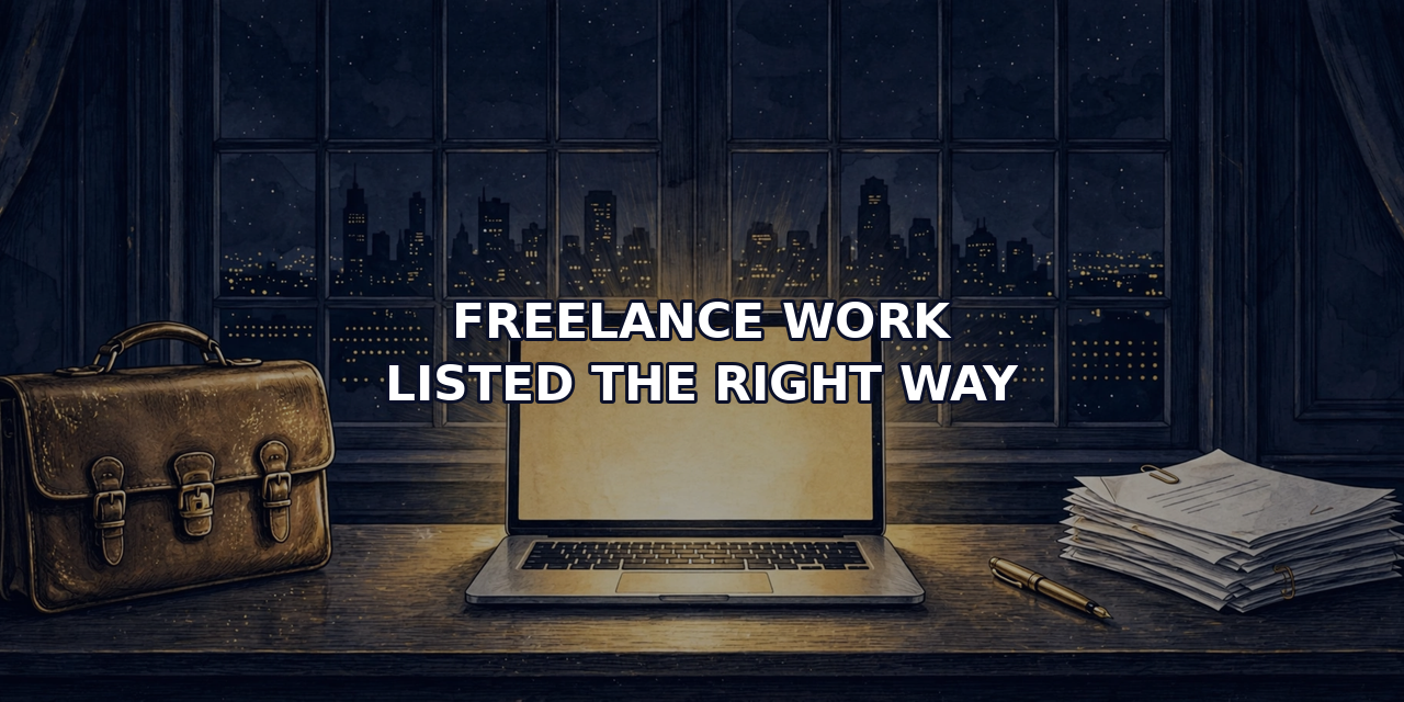 How to List Freelance Work on Your Resume (So It Looks Like Experience, Not a Gap)