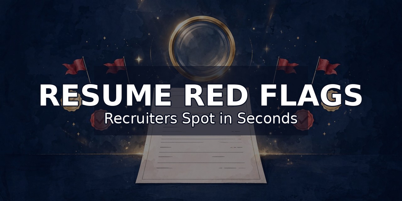 Resume Red Flags Recruiters Spot in Seconds (2026 Survey Data)